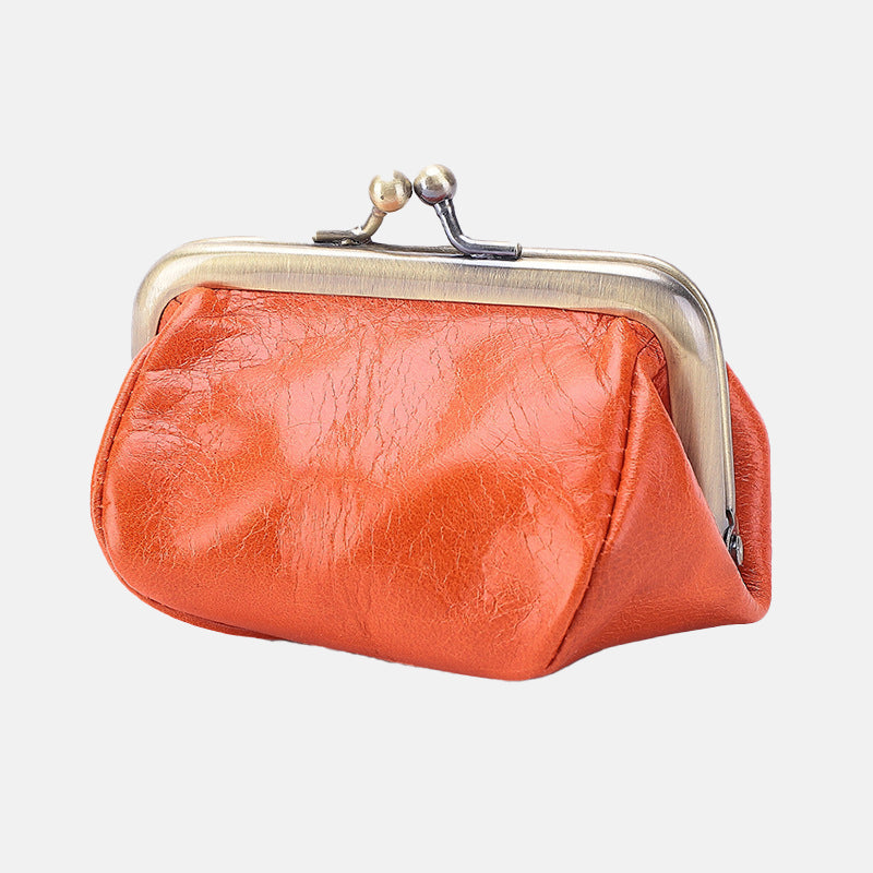 Women’s Genuine Leather Mini Clutch Coin Purse image 6