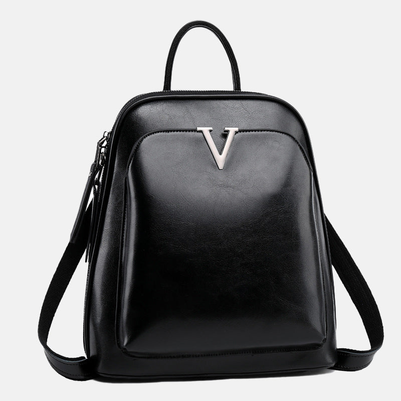 Women’s Genuine Leather Minimal Backpacks image 6