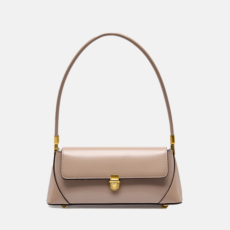 Women’s Genuine Leather Minimal Baguette Bags image