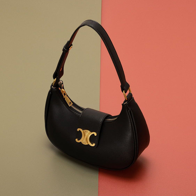 Women’s Genuine Leather Minimalist Crossbody Bag with Magnetic Closure image 6
