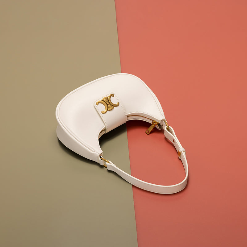 Women’s Genuine Leather Minimalist Crossbody Bag with Magnetic Closure image 5