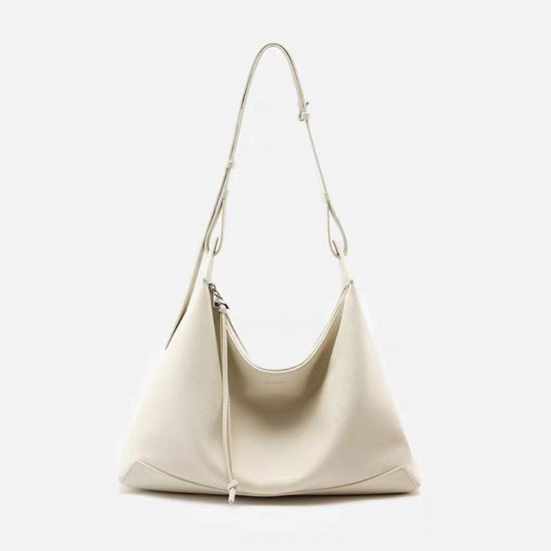 Women’s Genuine Leather Minimalist Crossbody Shoulder Hobo Bag image 7