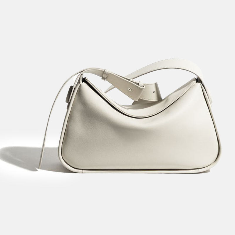 Women’s Genuine Leather Minimalist Flap Crossbody Bag image