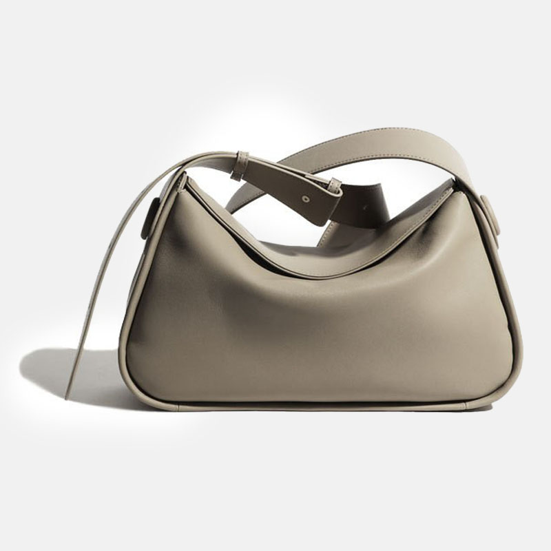 Women’s Genuine Leather Minimalist Flap Crossbody Bag image 2