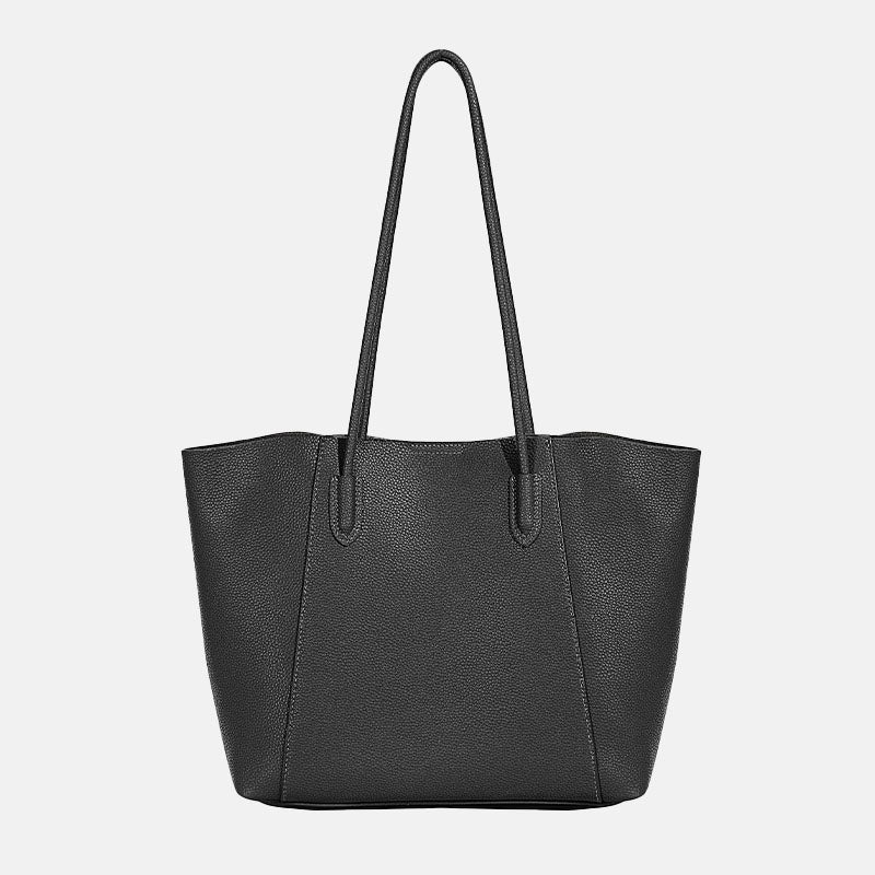 Women’s Genuine Leather Minimalist Shoulder Tote Bag image 6