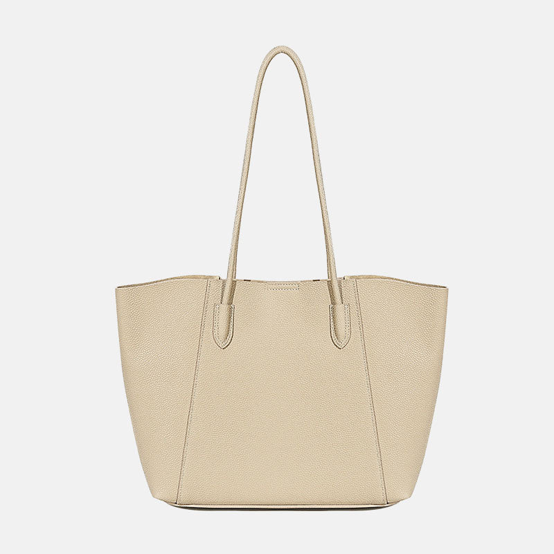Women’s Genuine Leather Minimalist Shoulder Tote Bag image 7