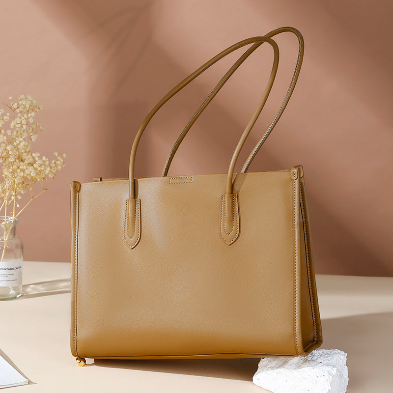 Women’s Genuine Leather Shoulder Tote Bag image 4