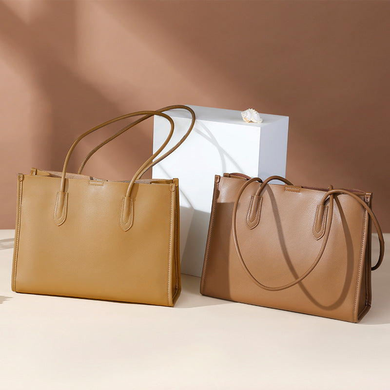 Women’s Genuine Leather Shoulder Tote Bag image 5