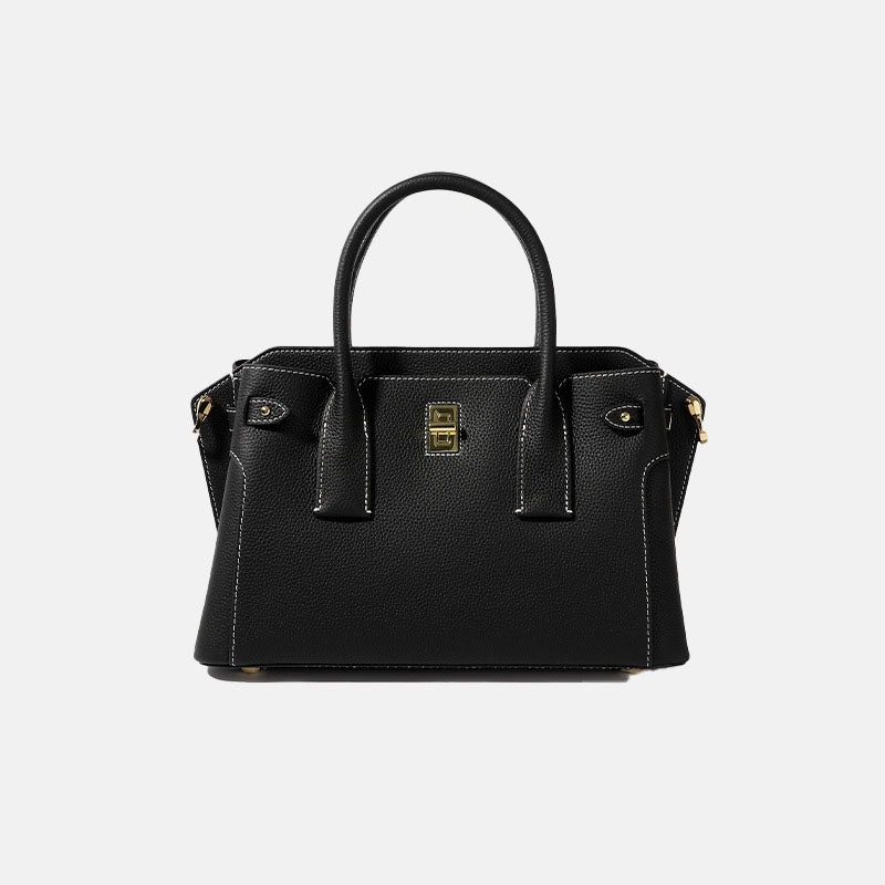 Women’s Genuine Leather Top Handle Crossbody Bag in Minimalist image 6