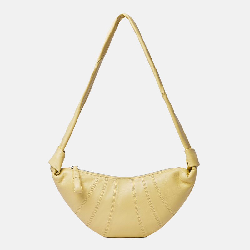 Women’s Genuine Leather Vintage Dumpling Shape Single Shoulder Crossbody Bag image 6