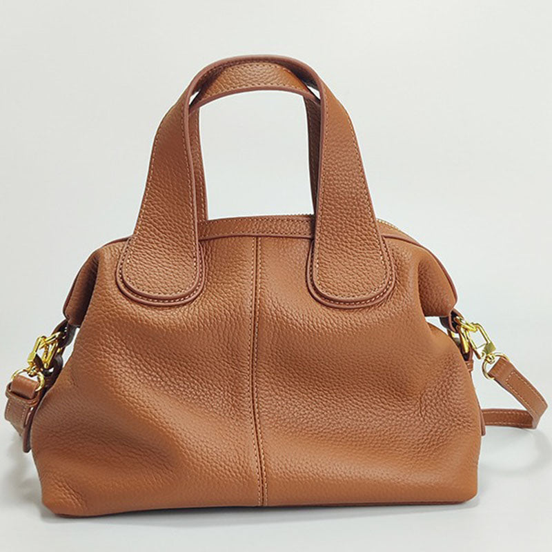 Women’s Genuine Leather Zipper Crossbody Handbags image 2