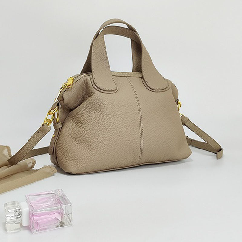 Women’s Genuine Leather Zipper Crossbody Handbags image 6