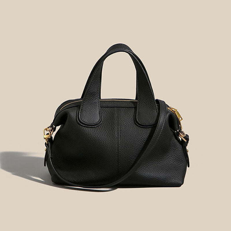 Women’s Genuine Leather Zipper Crossbody Handbags image 7
