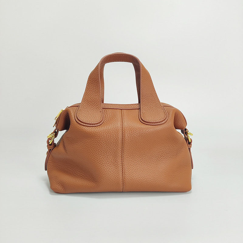 Women’s Genuine Leather Zipper Crossbody Handbags image