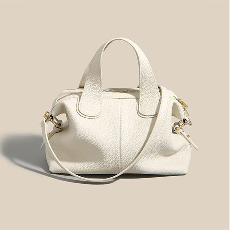 Women’s Genuine Leather Zipper Crossbody Handbags image 8