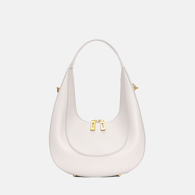 Women’s Genuine Leather Zipper Crossbody Shoulder Hobo Bags image
