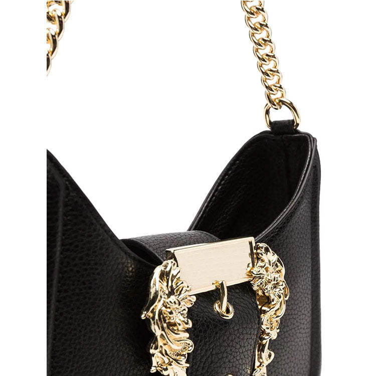 Women’s Golden Buckle Baguette Bags in Genuine Leather image 4