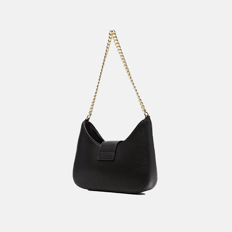 Women’s Golden Buckle Baguette Bags in Genuine Leather image 2