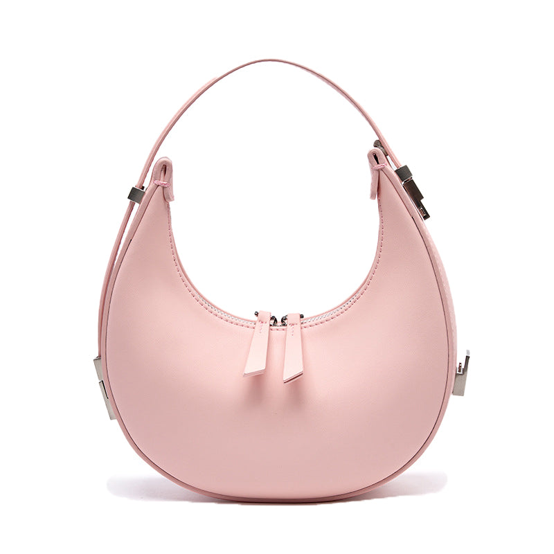 Women’s Half Moon Leather Shoulder Bag image