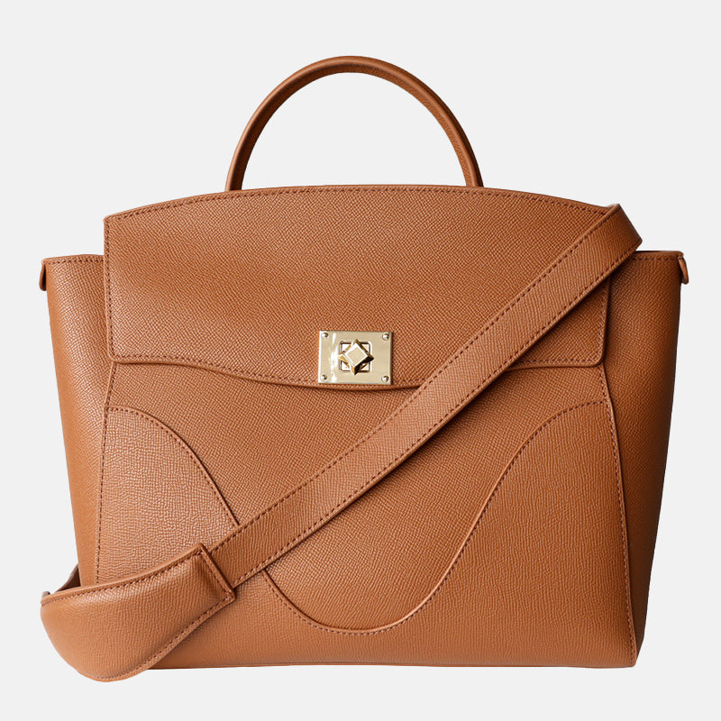 Women’s Large Capacity Leather Shoulder Bag for Daily Use image