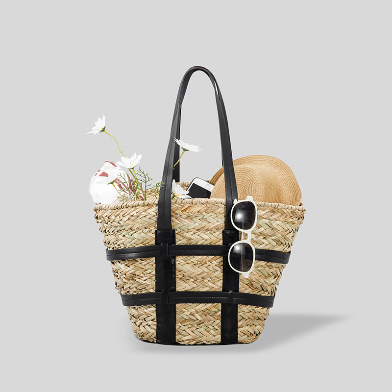 Women’s Large Woven Tote Bag for Beach and Vacation image 7
