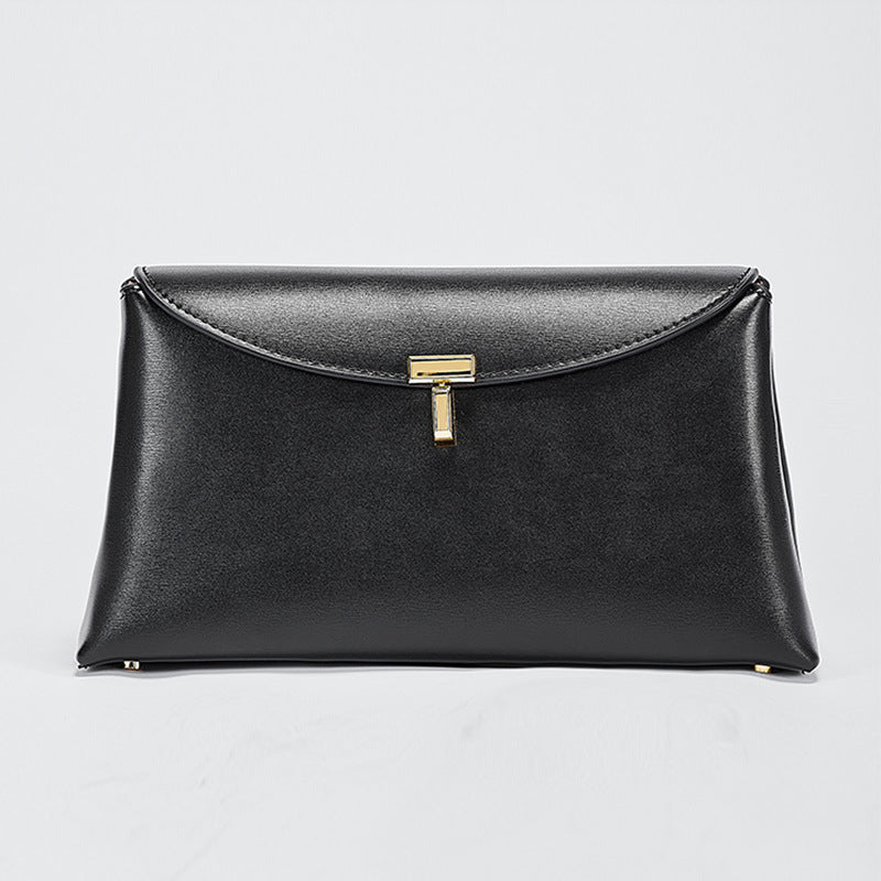 Women’s Leather Minimalist Crossbody Bags In Black image 2