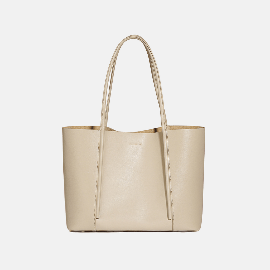 Women’s Leather Tote Bag with Simple Style image 3