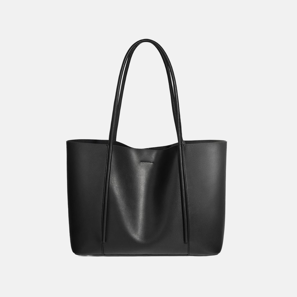 Women’s Leather Tote Bag with Simple Style image 7