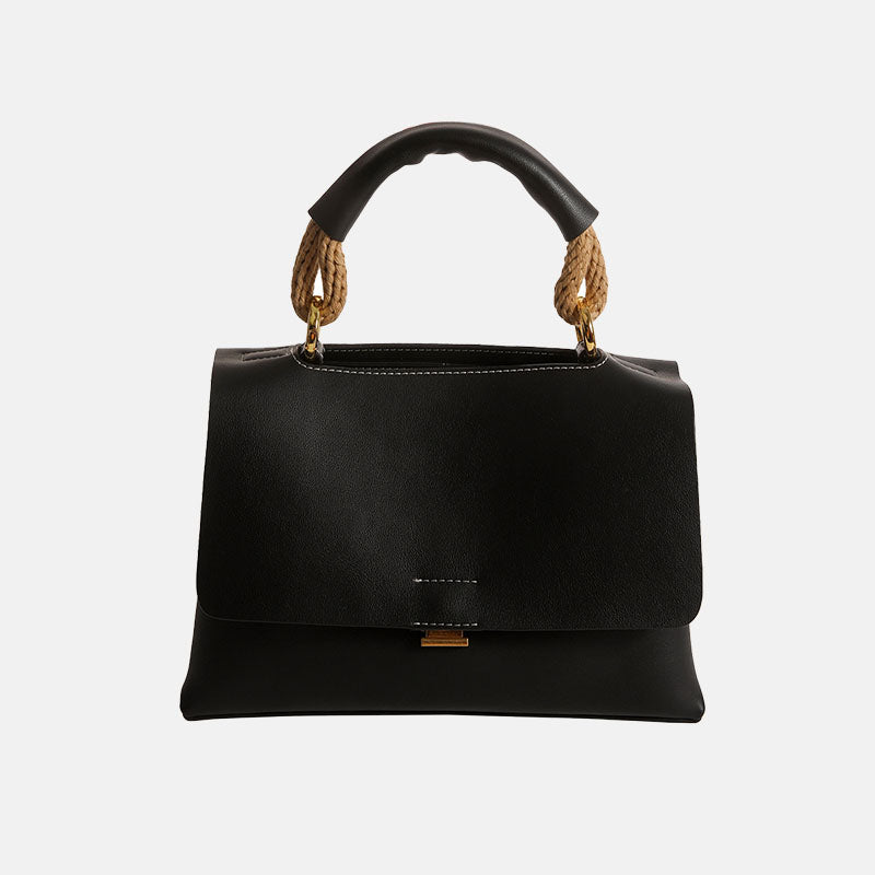 Women’s Leather Vintage Lock Buckle Crossbody Messenger Handbags image 6