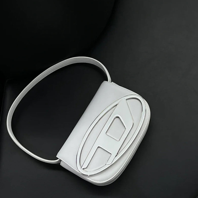 Women’s Letter D Genuine Leather Baguette Bags image 3