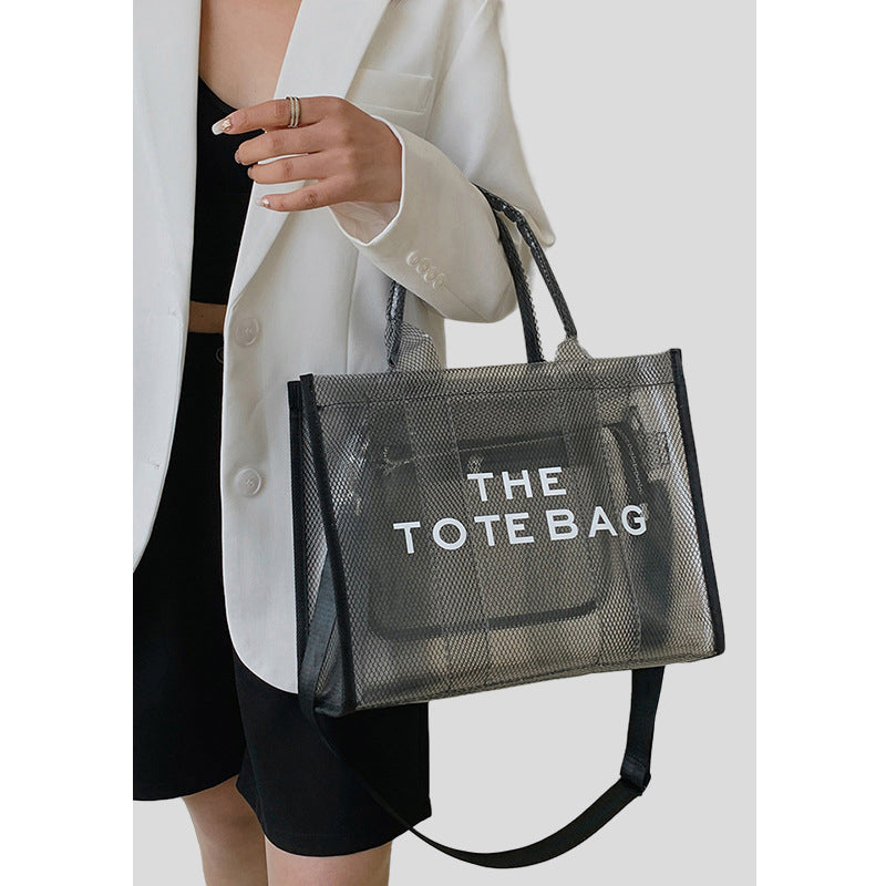 Women’s Letter Print Clear Tote image 7