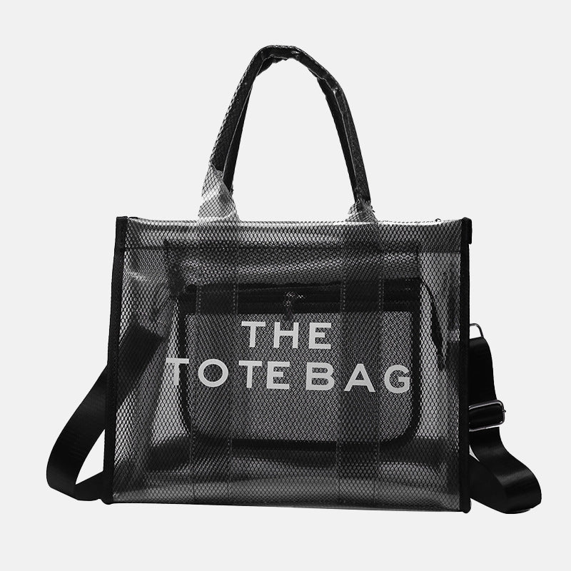 Women’s Letter Print Clear Tote image 6