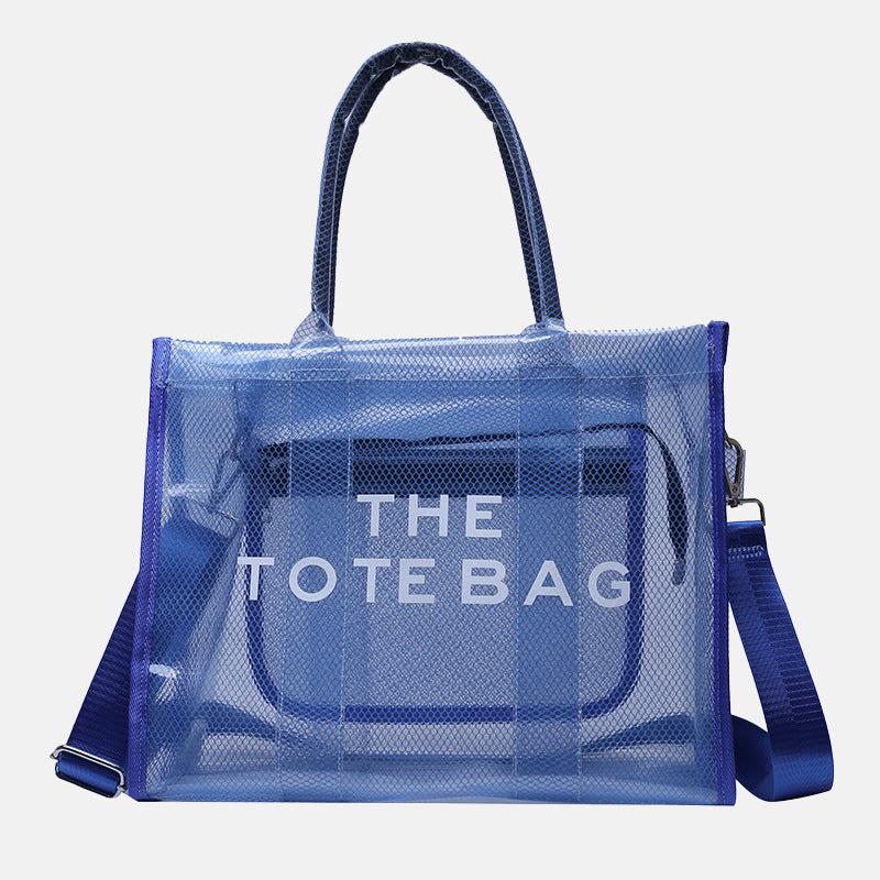 Women’s Letter Print Clear Tote image 4