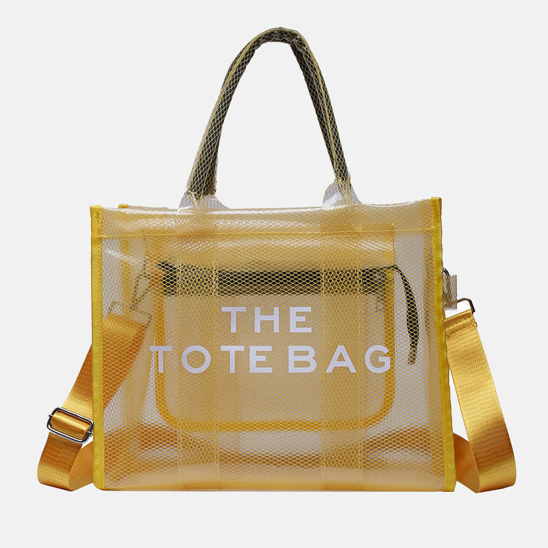 Women’s Letter Print Clear Tote image 2