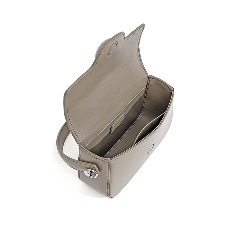 Women’s Mini Genuine Leather Magnetic Closure Crossbody Top Handle Bag image 5