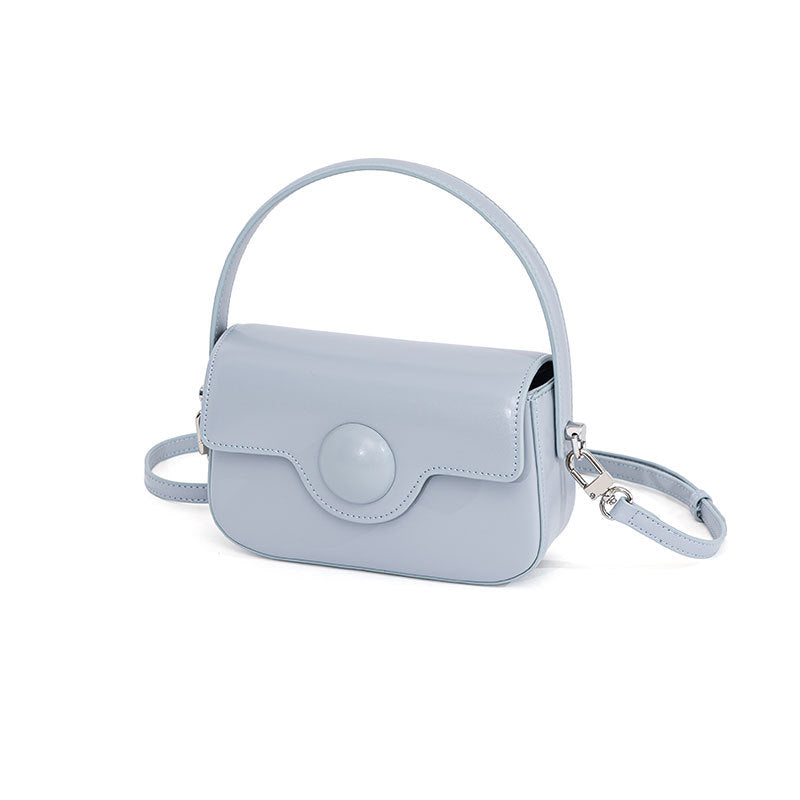 Women’s Mini Genuine Leather Magnetic Closure Crossbody Top Handle Bag image 7