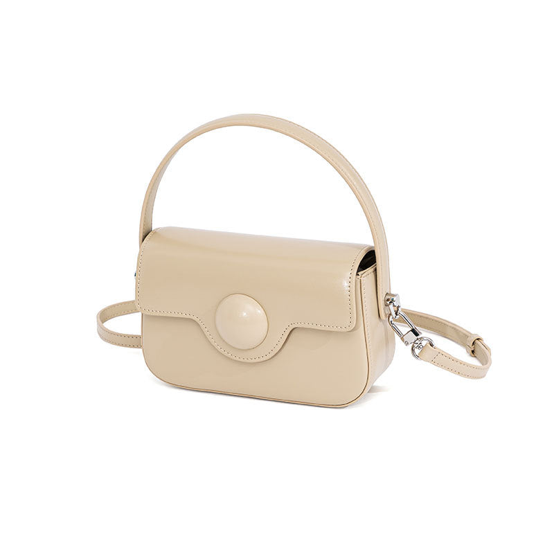 Women’s Mini Genuine Leather Magnetic Closure Crossbody Top Handle Bag image 8