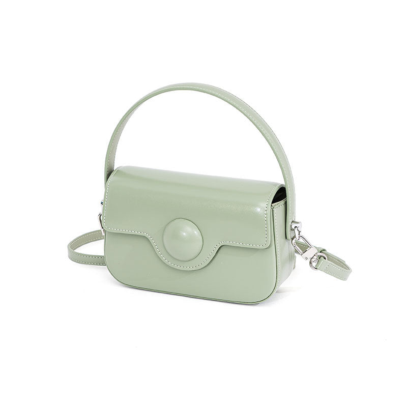Women’s Mini Genuine Leather Magnetic Closure Crossbody Top Handle Bag image 9