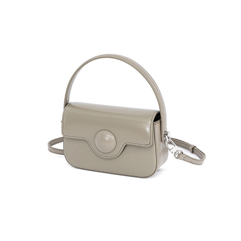 Women’s Mini Genuine Leather Magnetic Closure Crossbody Top Handle Bag image 4