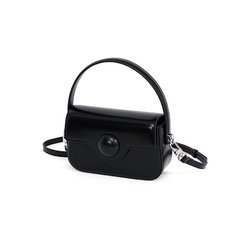 Women’s Mini Genuine Leather Magnetic Closure Crossbody Top Handle Bag image 10