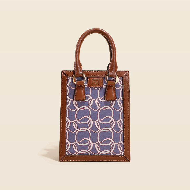 Women’s Mini Genuine Leather Tote Bag image 7