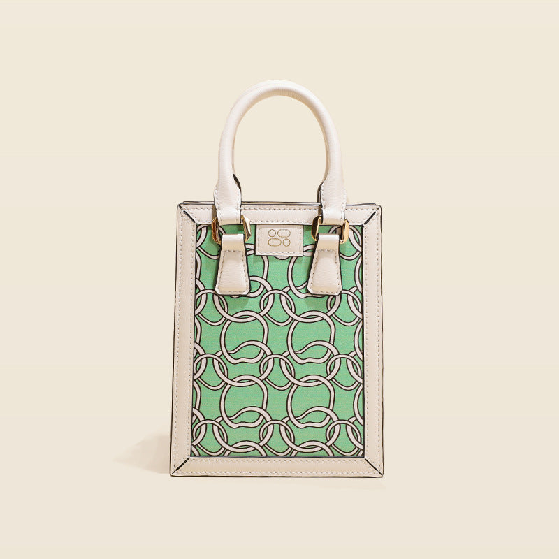Women’s Mini Genuine Leather Tote Bag image 8