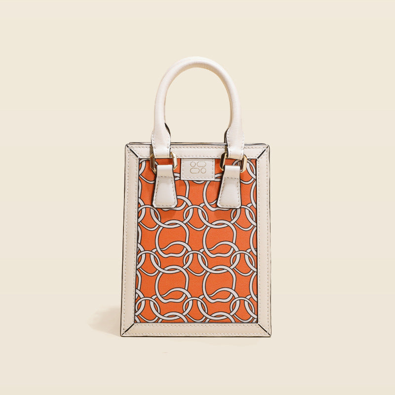 Women’s Mini Genuine Leather Tote Bag image 9