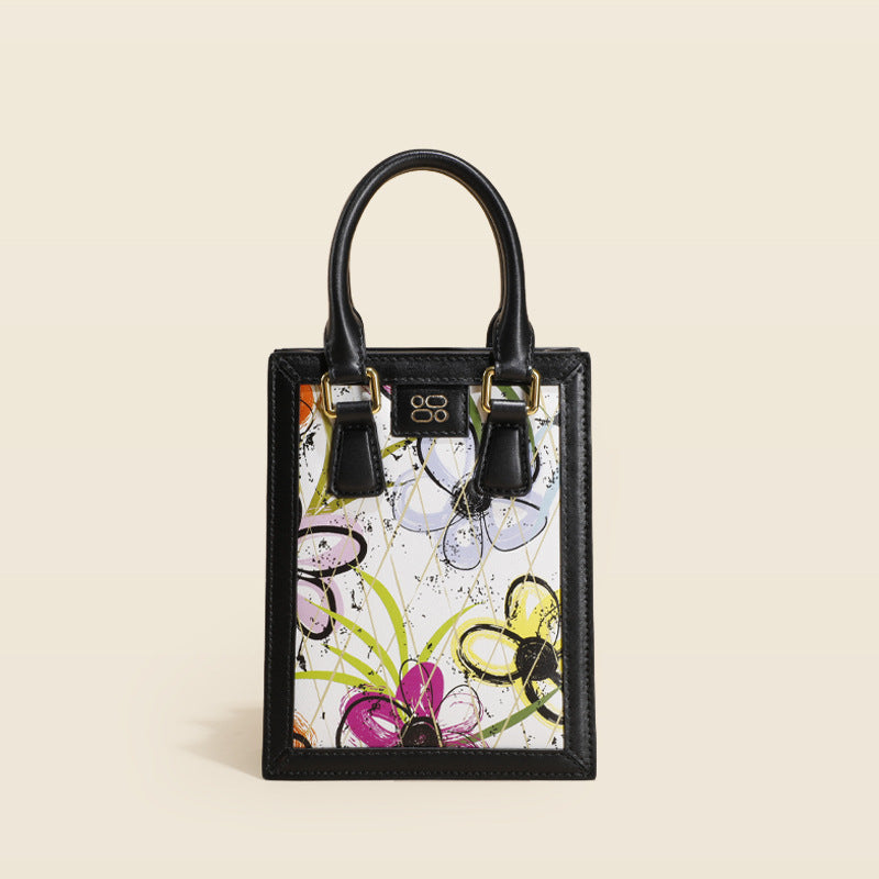 Women’s Mini Genuine Leather Tote Bag image 4