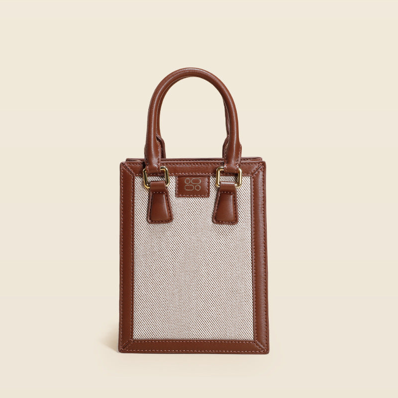 Women’s Mini Genuine Leather Tote Bag image