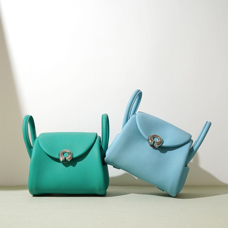 Women’s Mini Minimalist Genuine Leather Buckle Handbag image 4