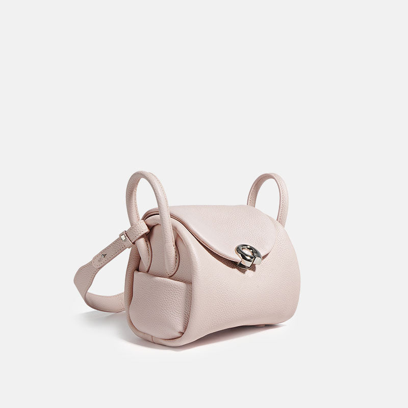 Women’s Mini Minimalist Genuine Leather Buckle Handbag image 10