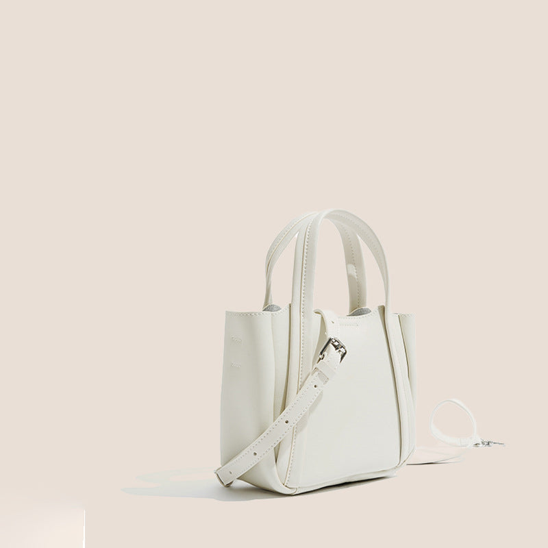Women’s Mini Minimalist Genuine Leather Crossbody Tote Bag image 5