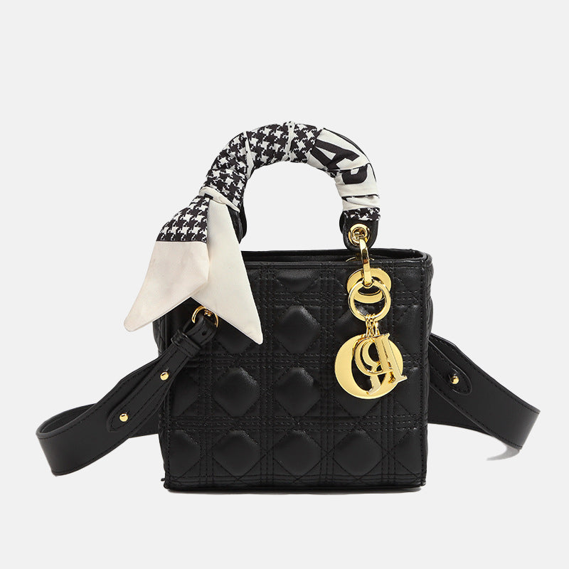 Women’s Mini PU Quilted Crossbody Tote Bag image