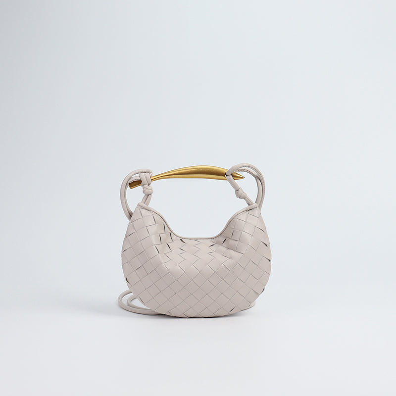 Women’s Mini Woven Leather Crossbody Clutch Bag image 3
